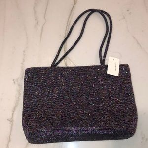 Bijou Amethyst Beaded handbag